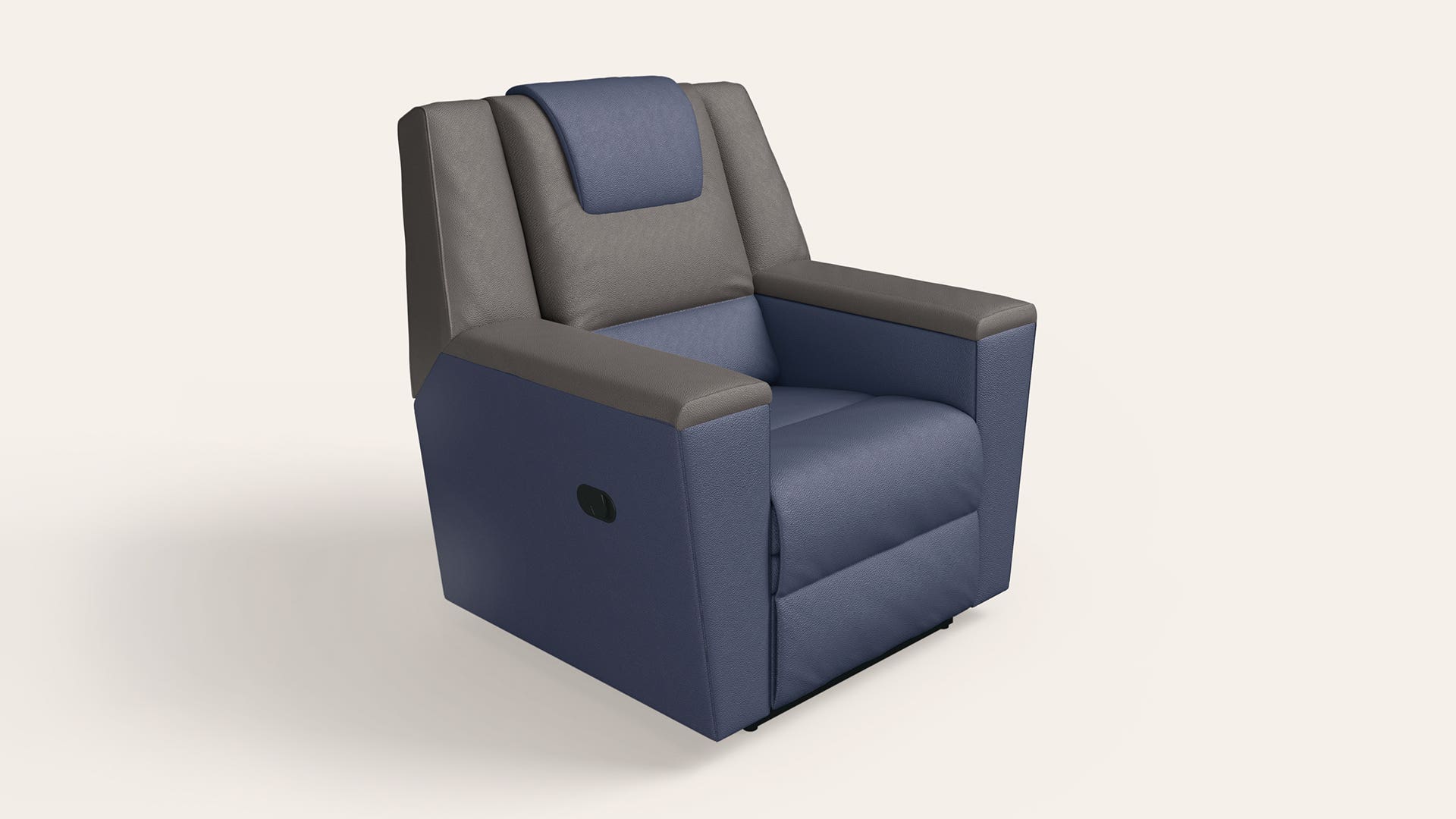 Sumo V2 1 Seater Fab Leather Manual Recliner