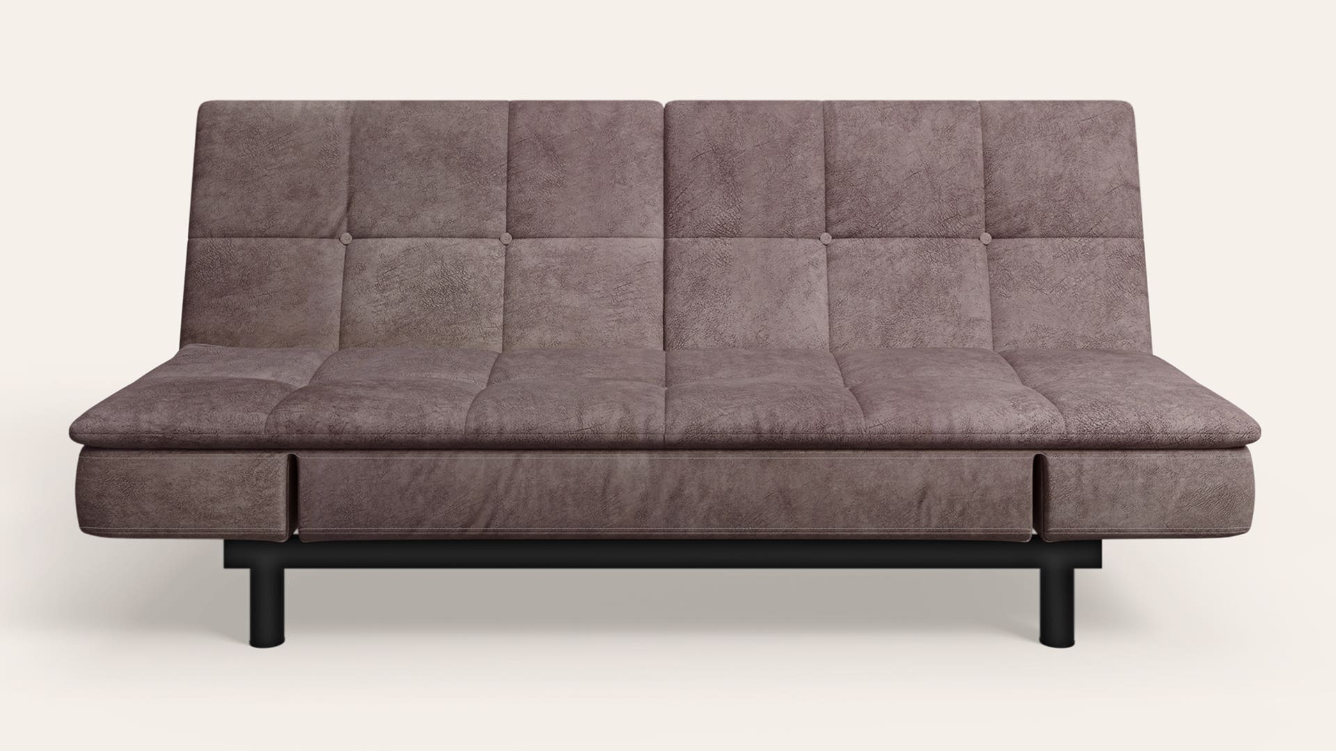 Indulge Leather Convertible Sofa cum Bed