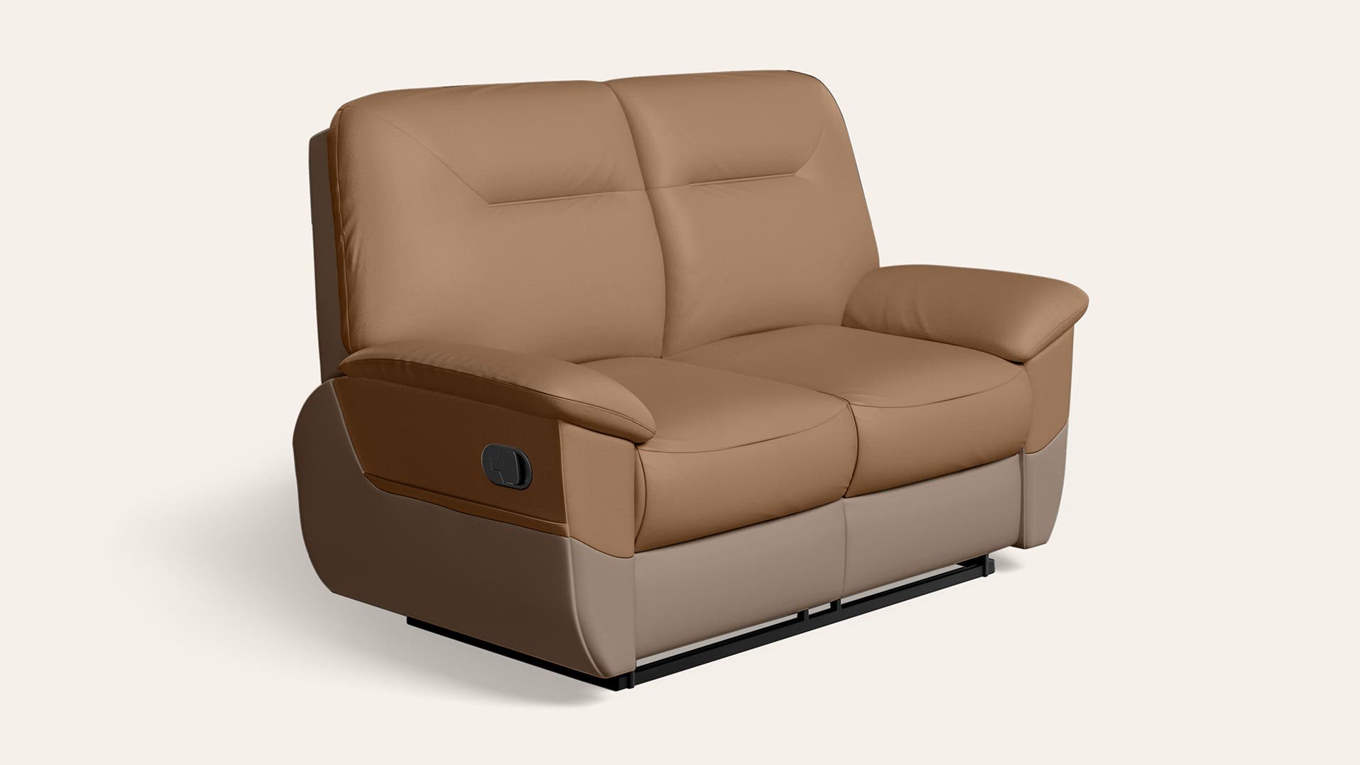 Nurest Manual 2 Seater Fabric Recliner