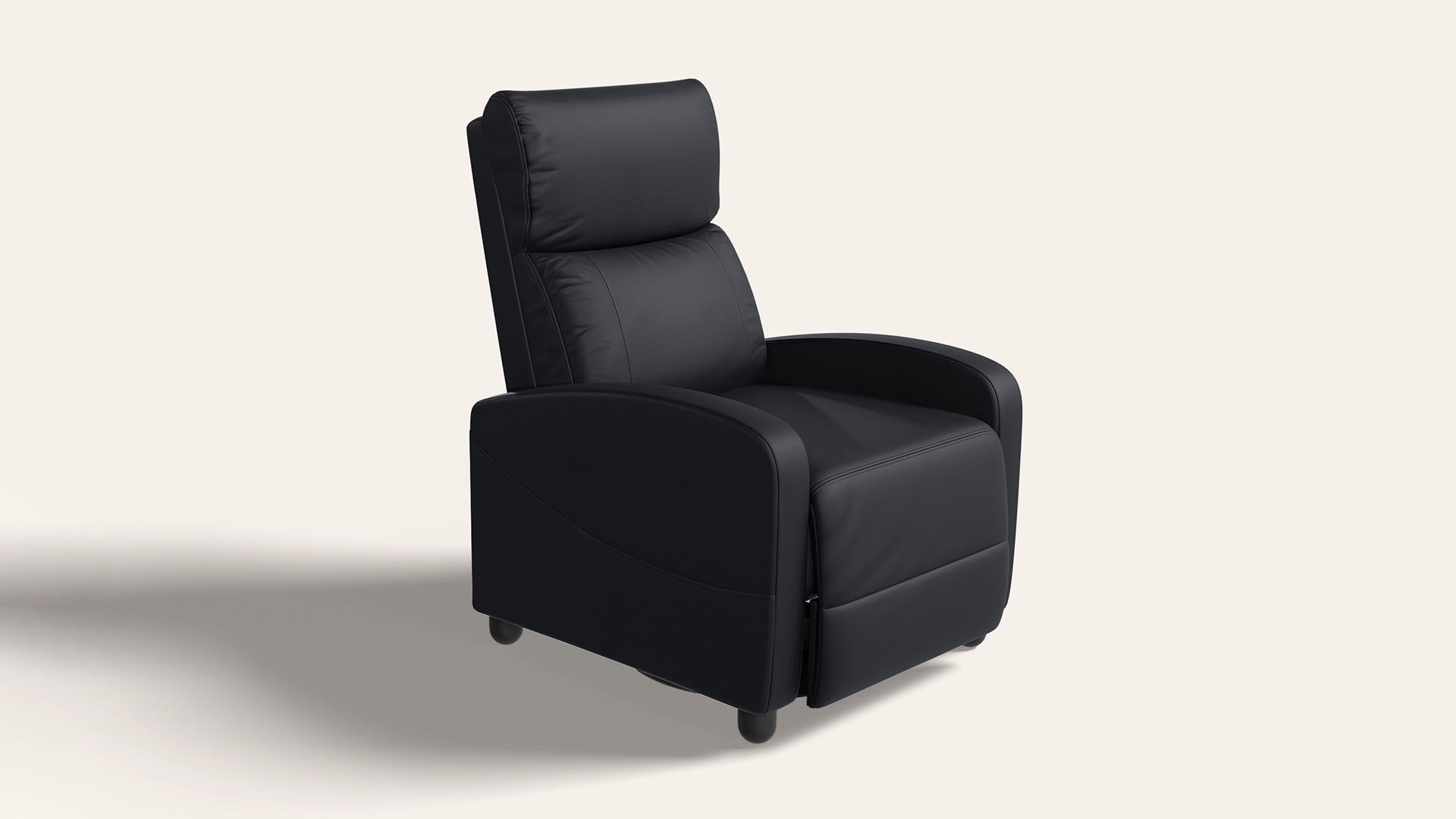 Scout Manual 1-Seater Synthetic Leather Recliner