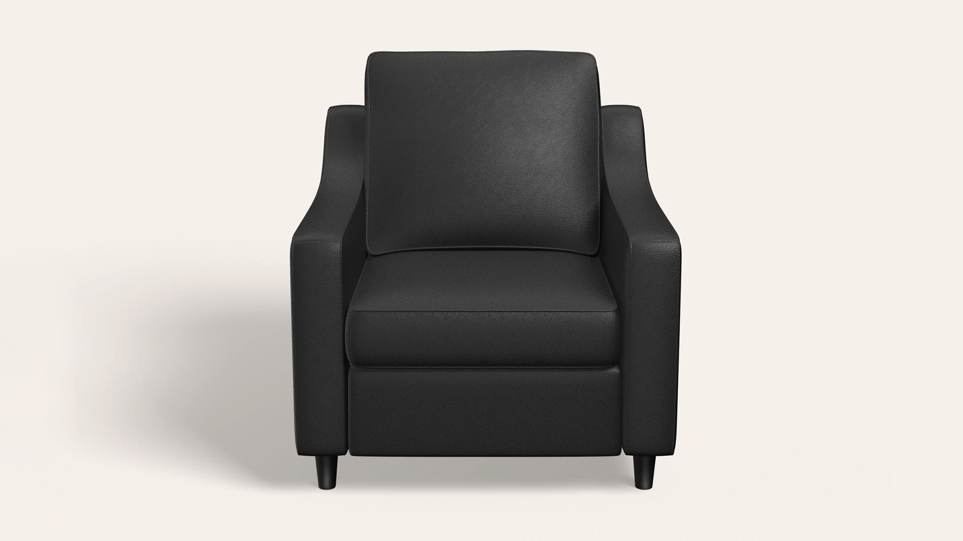 Glee 1 Seater Synthetic Leather Sofa