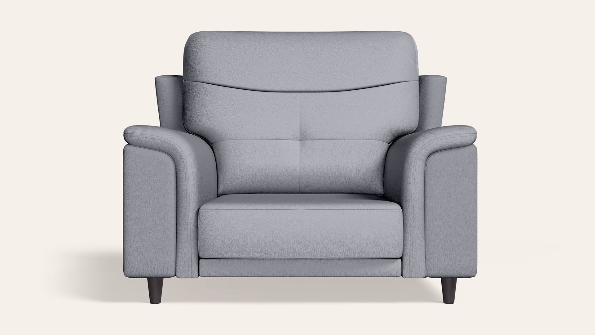 Opulence 1-Seater Synthetic Leather Sofa