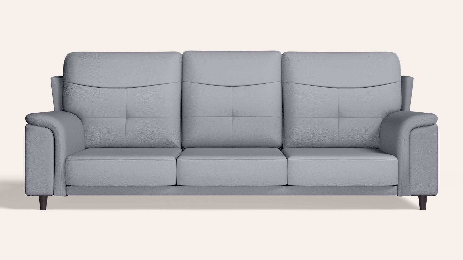 Opulence 3-Seater Synthetic Leather Sofa