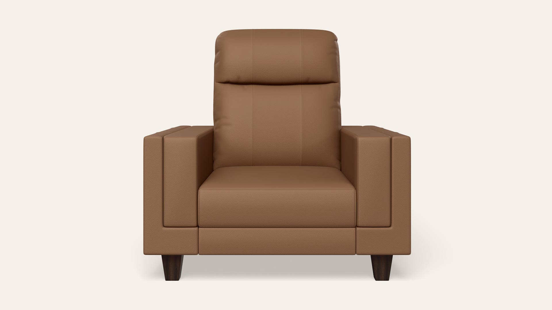Paradise 1-Seater Synthetic Leather Sofa