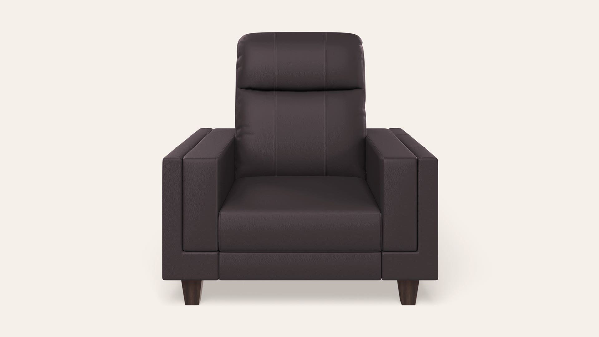 Paradise 1 Seater Synthetic Leather Sofa