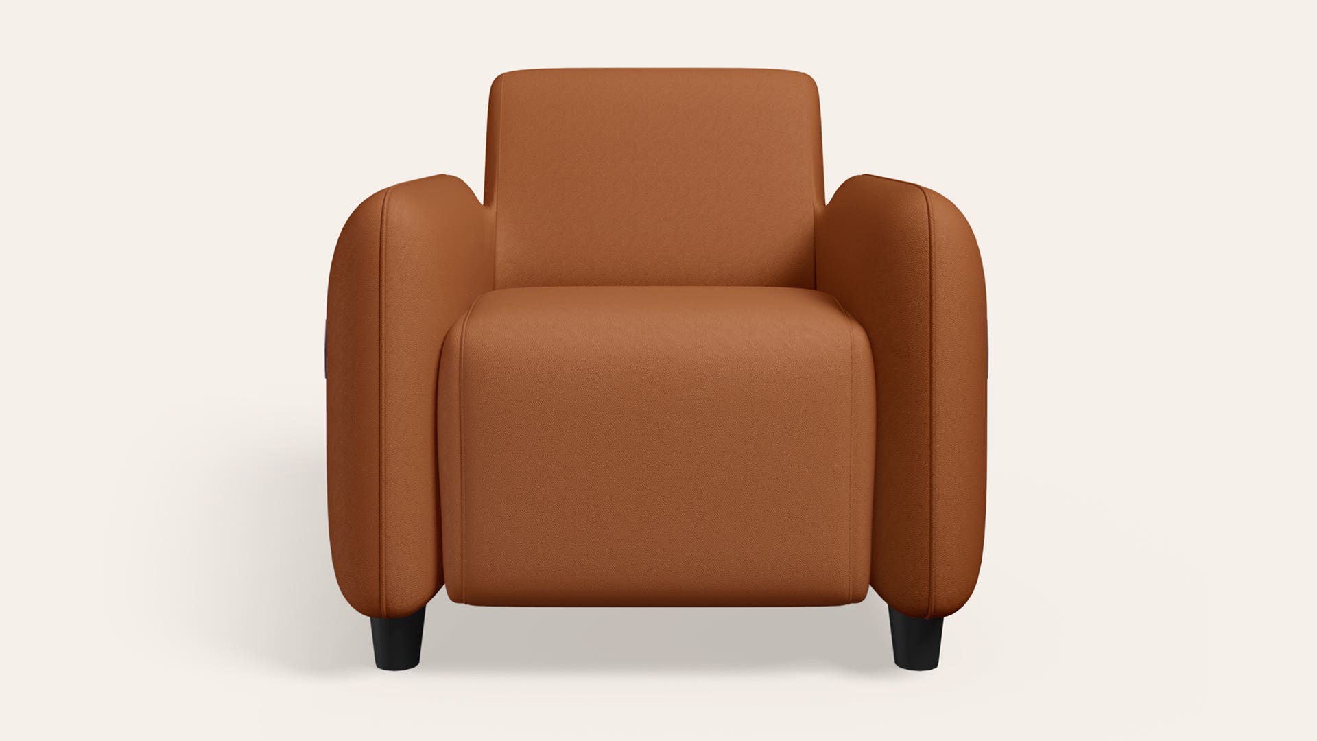 Cheers 1-Seater Synthetic Leather Sofa