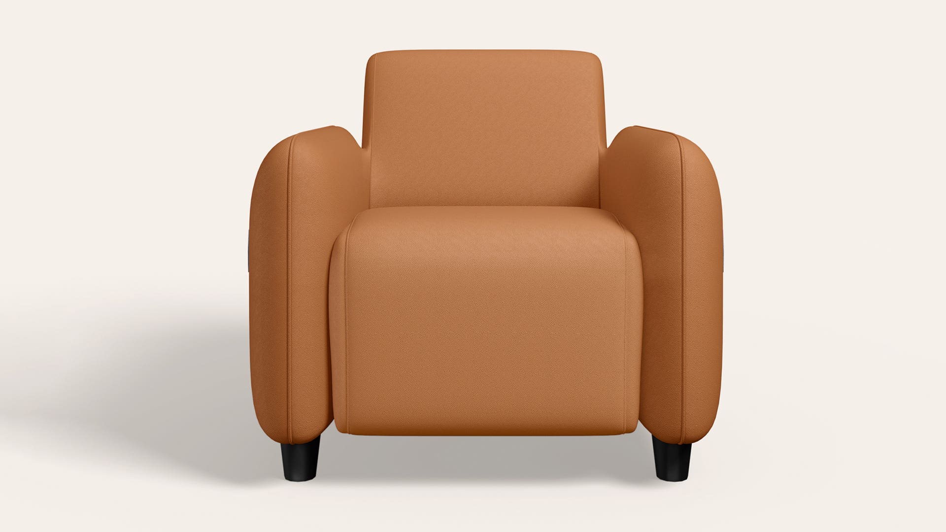 Cheers 1 Seater Synthetic Leather Sofa