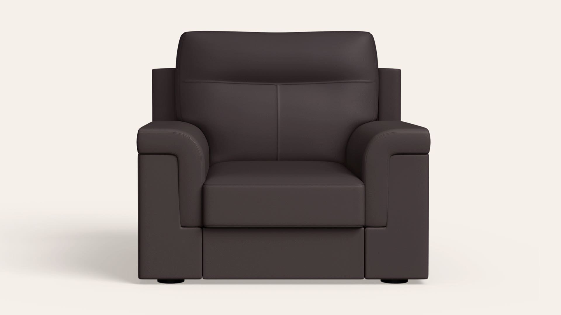 Greta 1-Seater Synthetic Leather Sofa