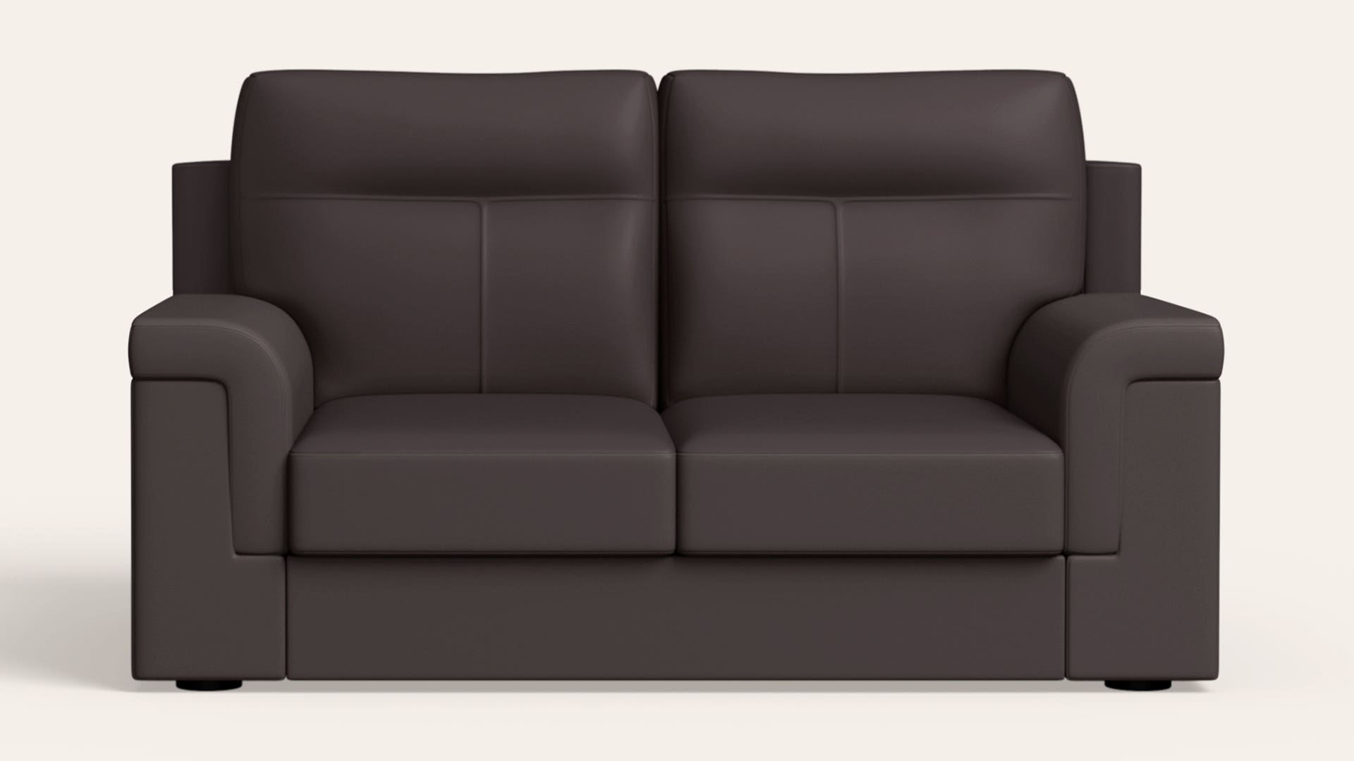 Greta 2-Seater Synthetic Leather Sofa