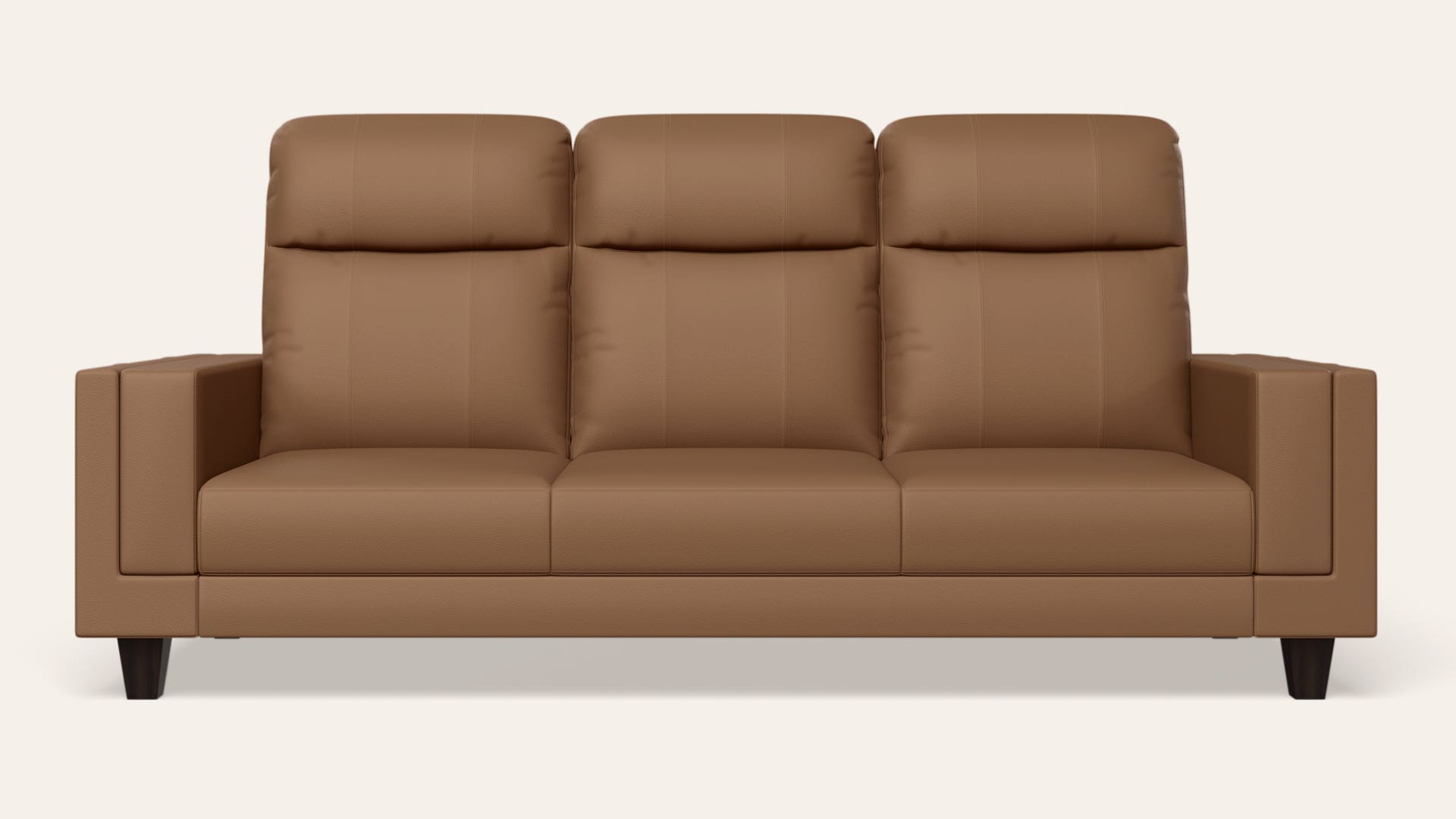 Paradise 3-Seater Synthetic Leather Sofa