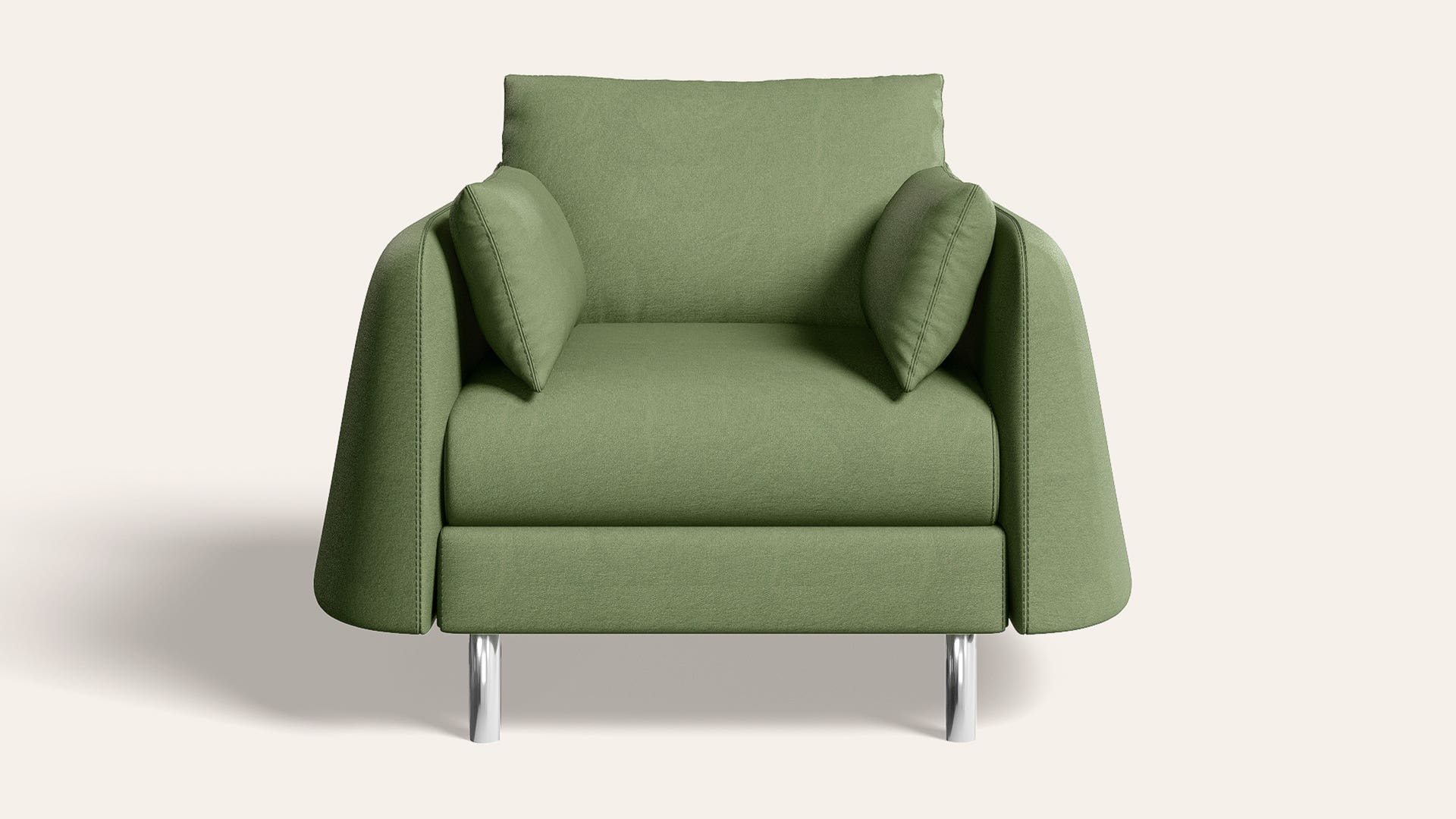 Pod 1-Seater Fabric Sofa