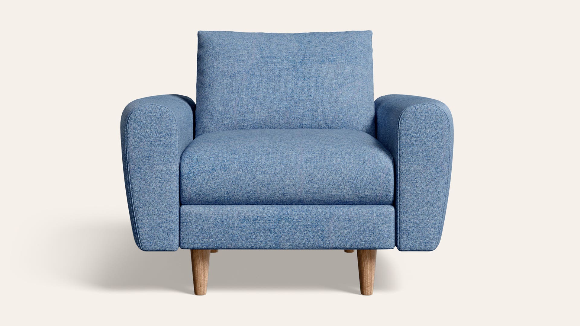 Beaver 1-Seater Fabric Sofa