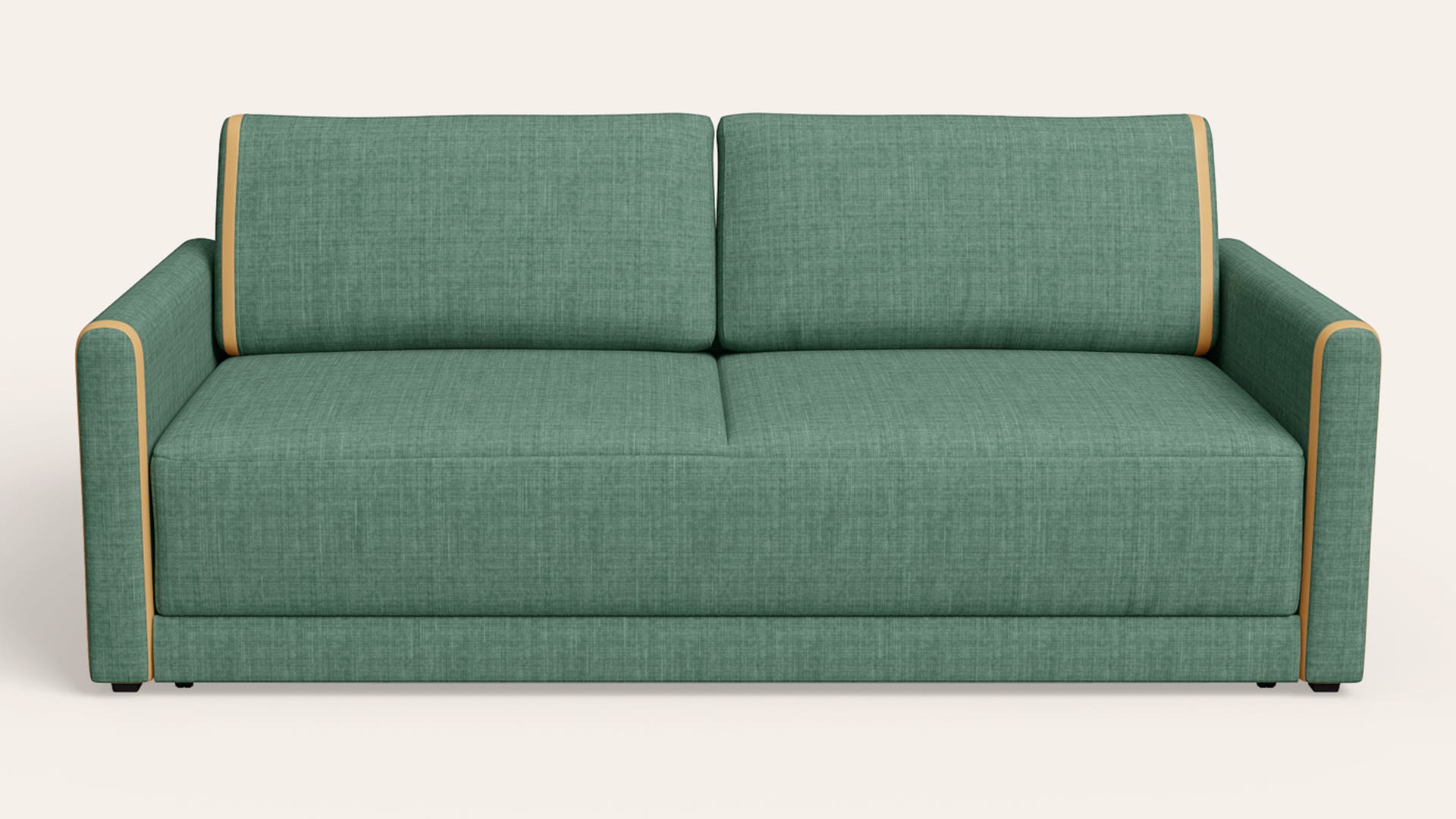 Denite 3-Seater Fabric Sofa Cum Bed