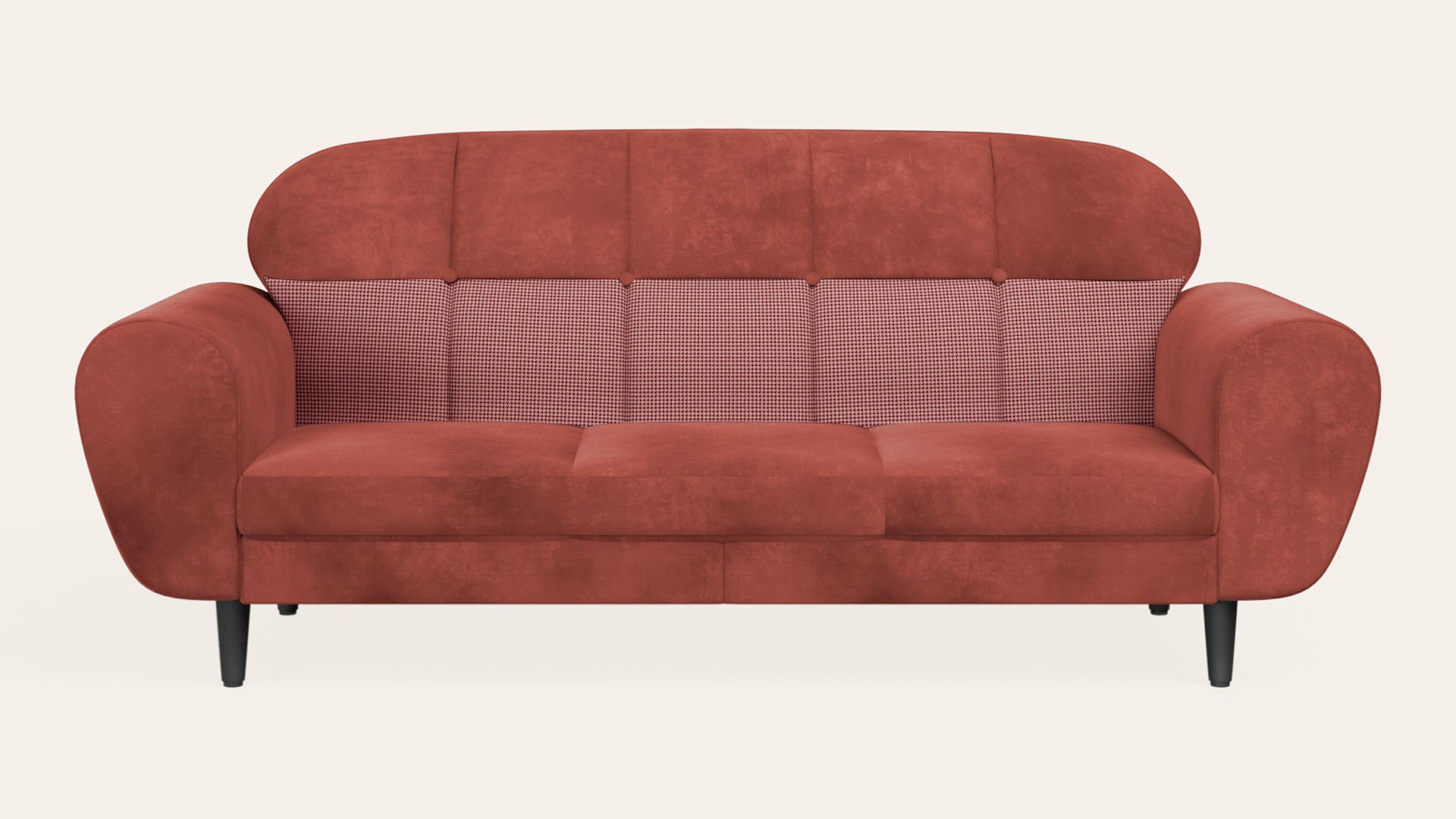 Bobbin VLX 3-Seater Fabric Sofa