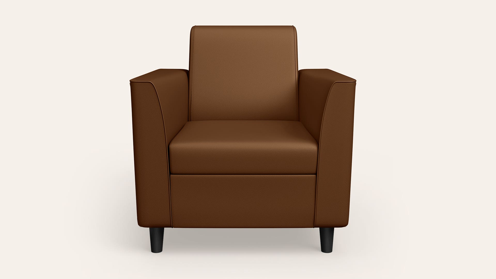 Emprorer 1-Seater Leatherette Sofa