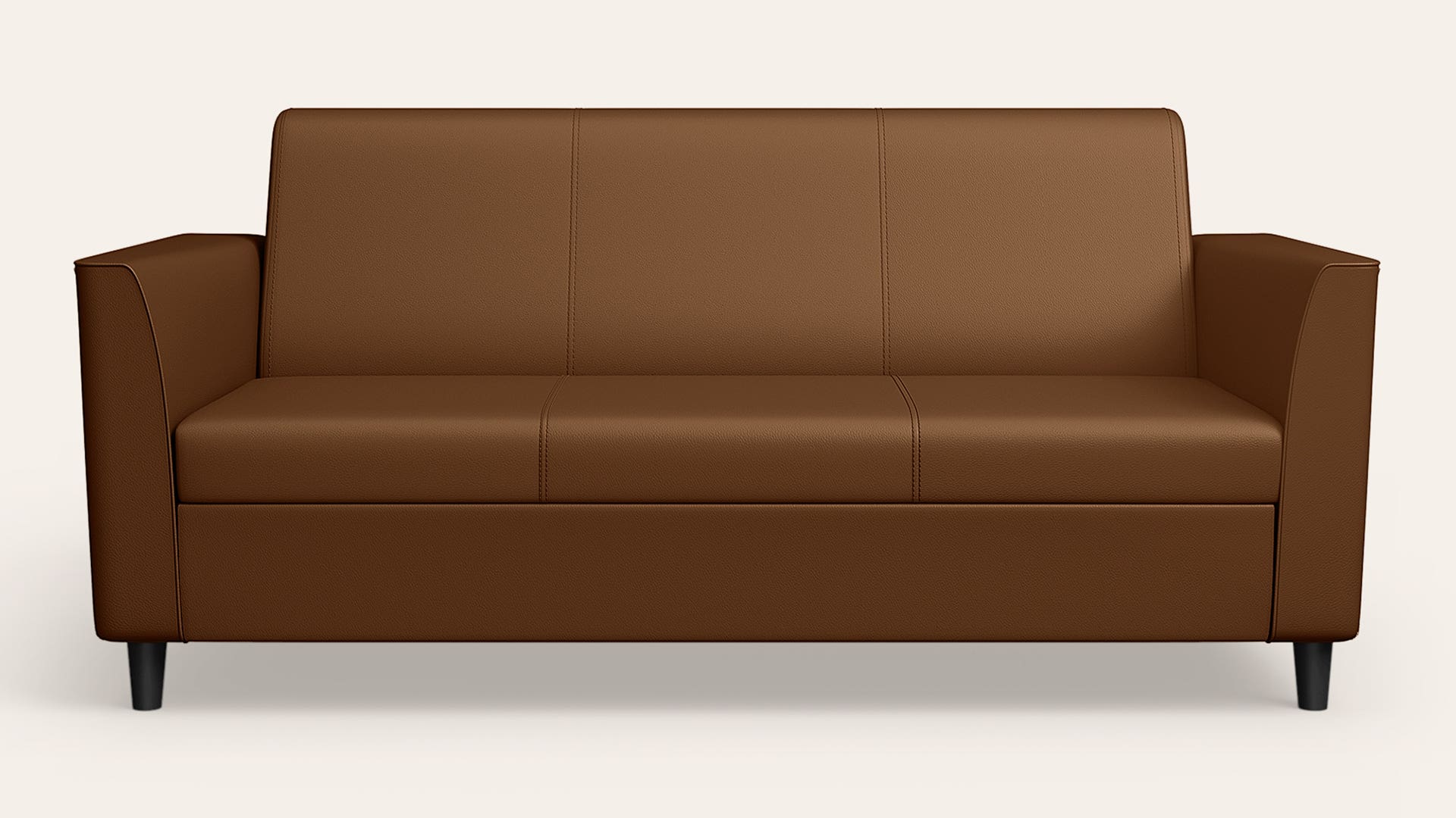 Emperor 3-Seater Leatherette Sofa Set for Living Room (Sofa and Ewa Coffee Table)