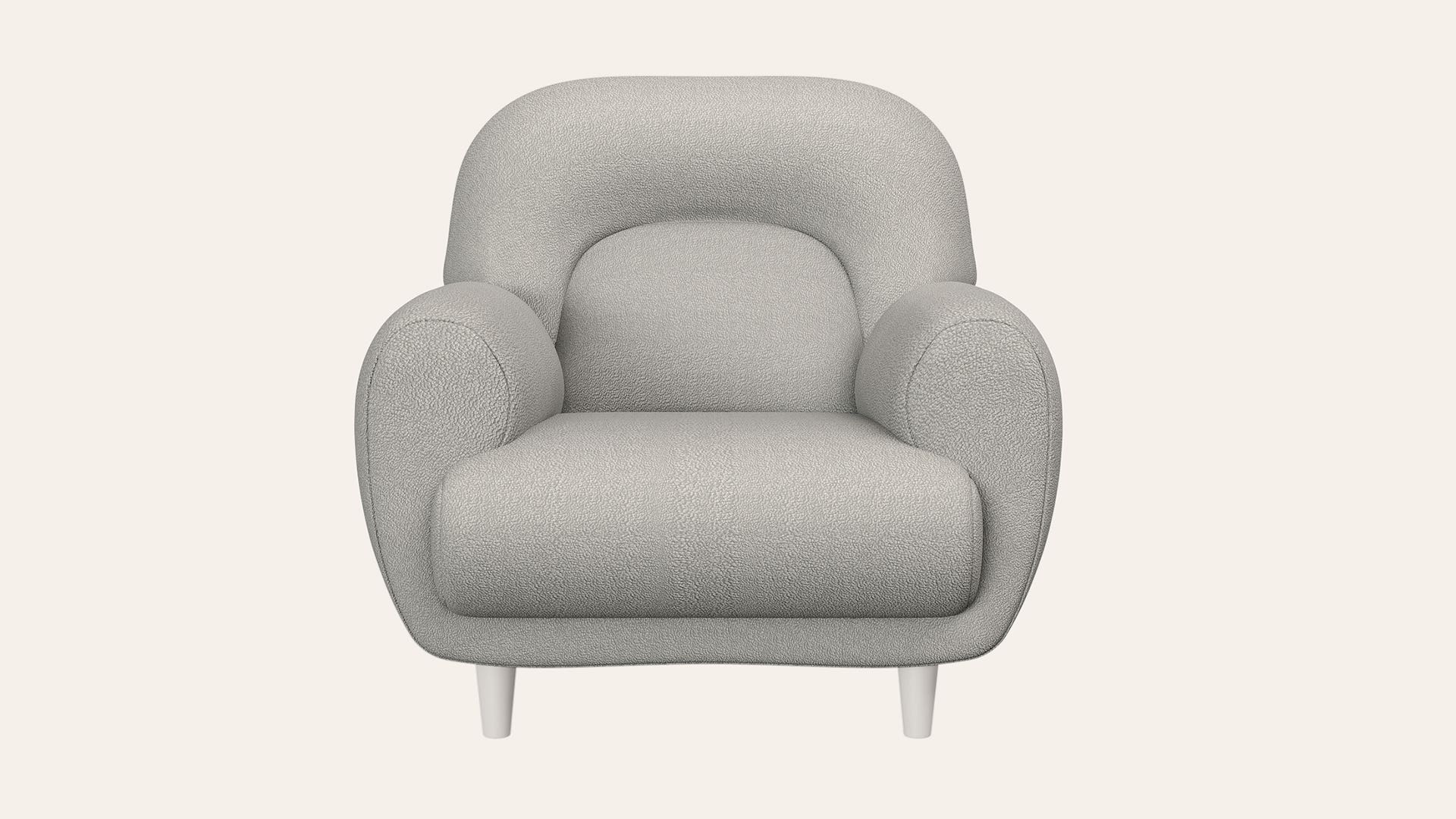 Chubby 1-Seater Fabric Sofa