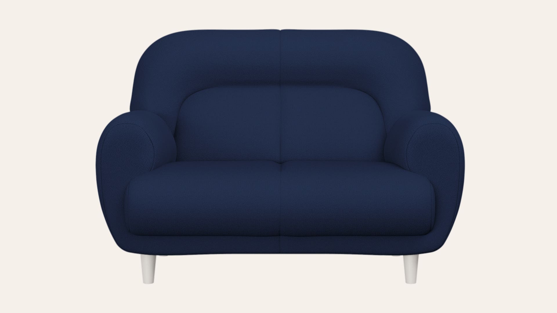 Chubby 2-Seater Fabric Sofa
