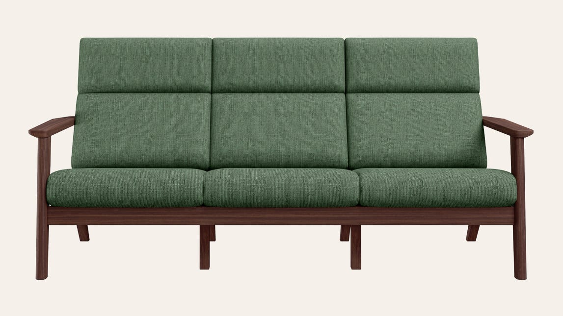 Zenara 3-Seater Fabric Sofa
