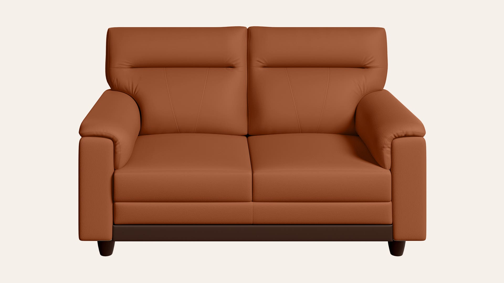 Eminent 2-Seater Synthetic Leather Sofa