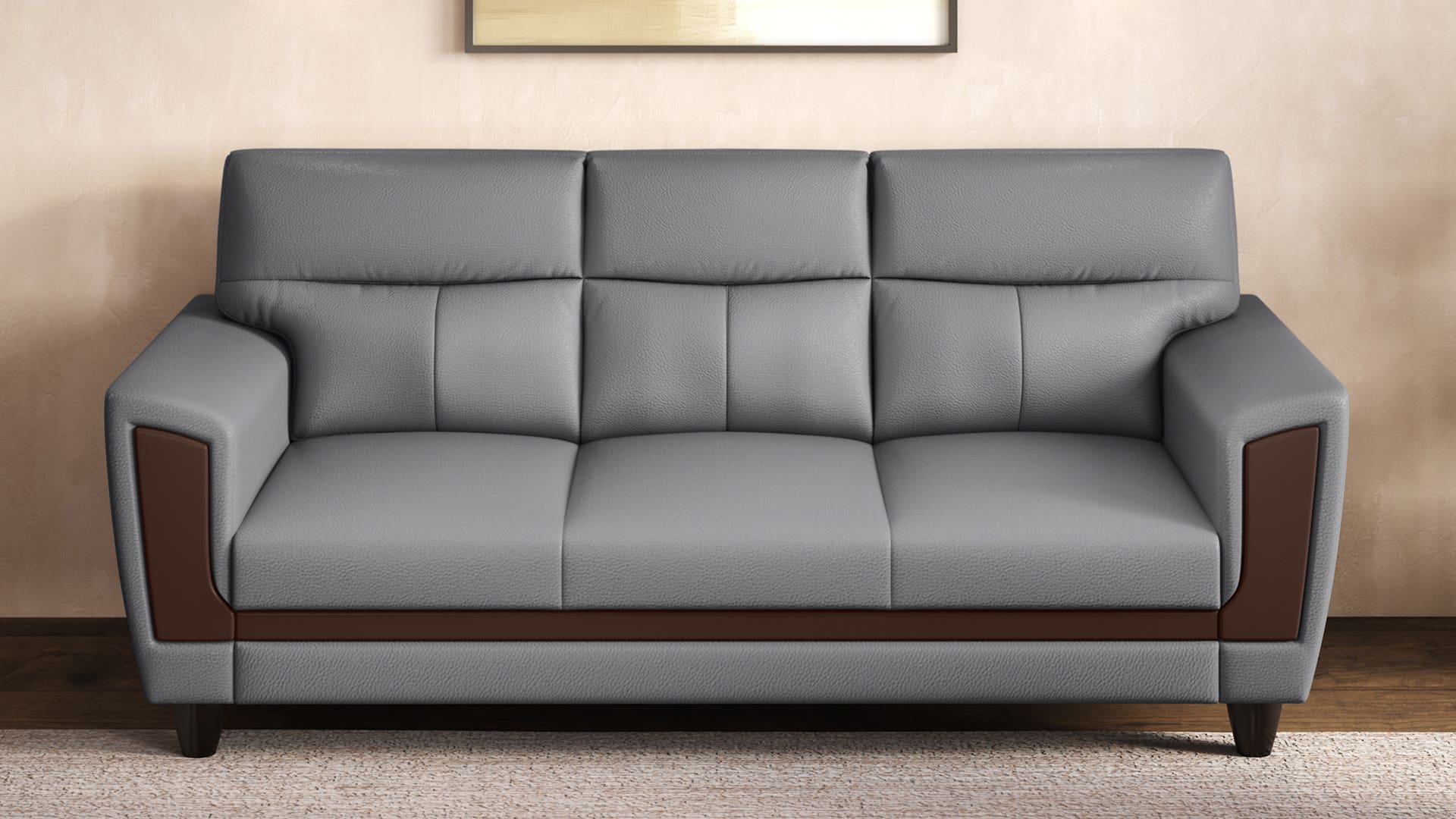 Celestial Synthetic Leather Sofa