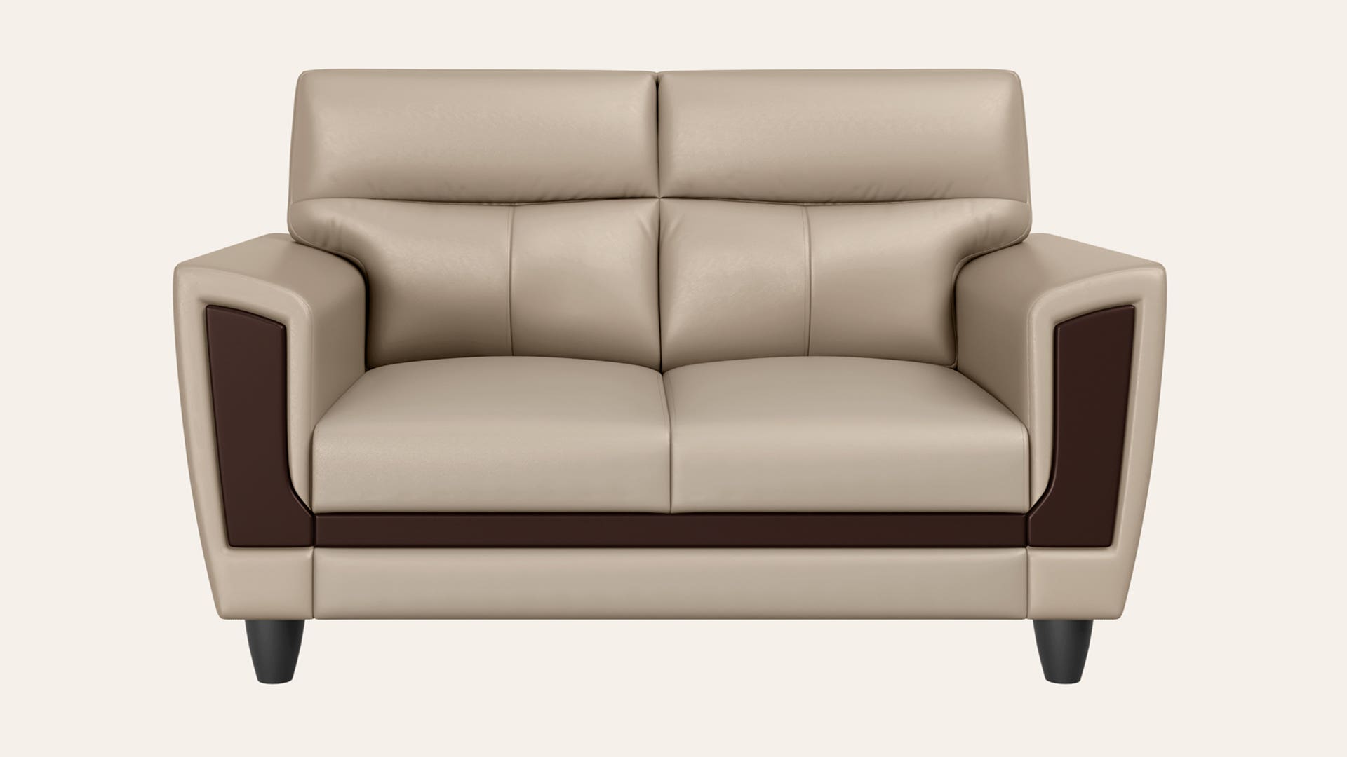 Celestial 2-Seater Synthetic Leather Sofa