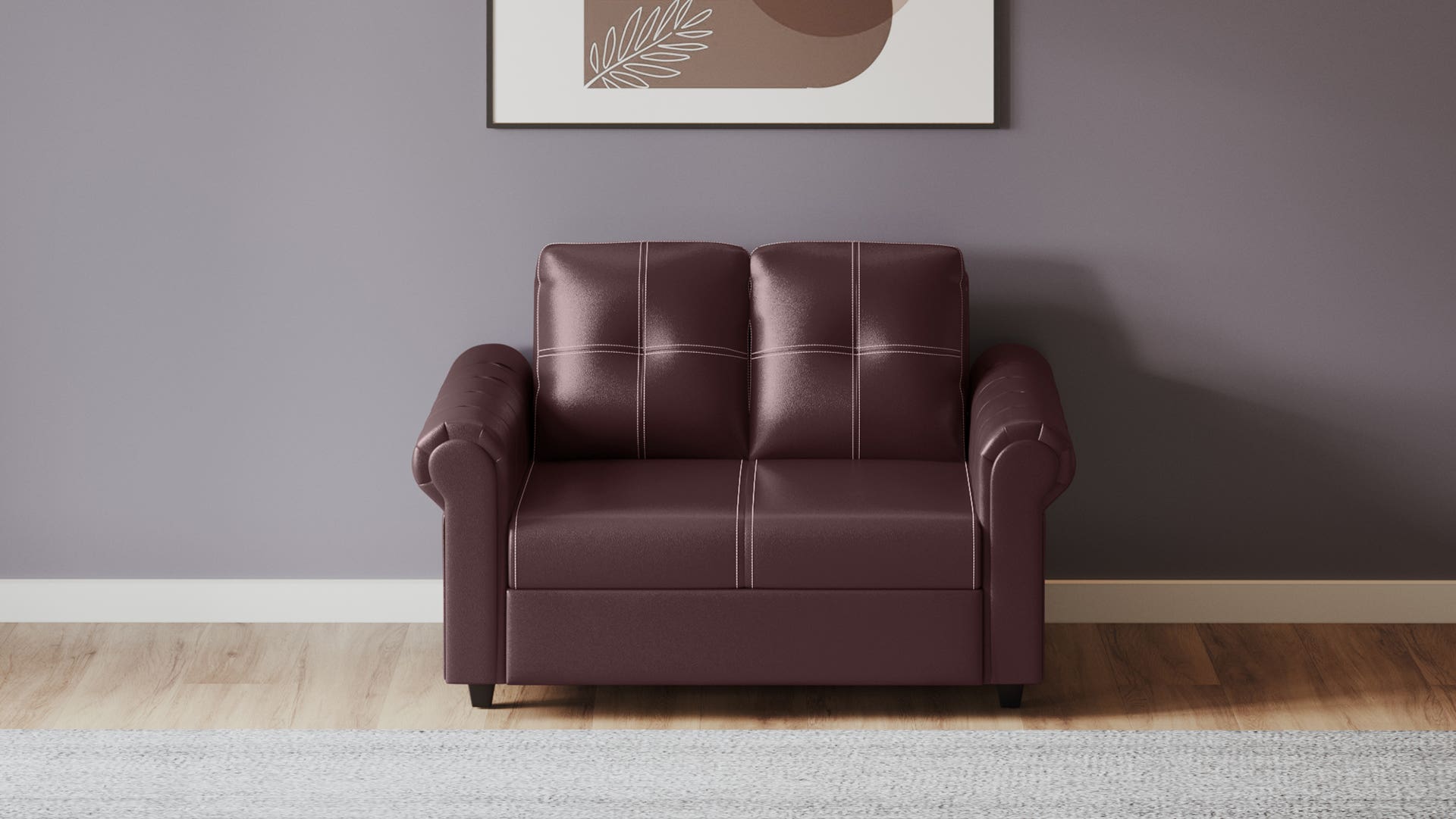 Tycoon Ultra 2 Seater Synthetic Leather Sofa