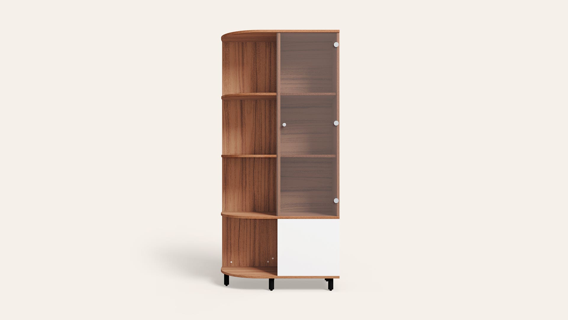 Alessa Engineered Wood Left Hand Display Unit