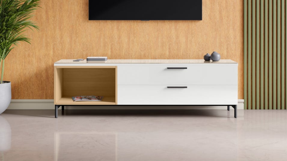 Cinq Engineered Wood Large Media Unit