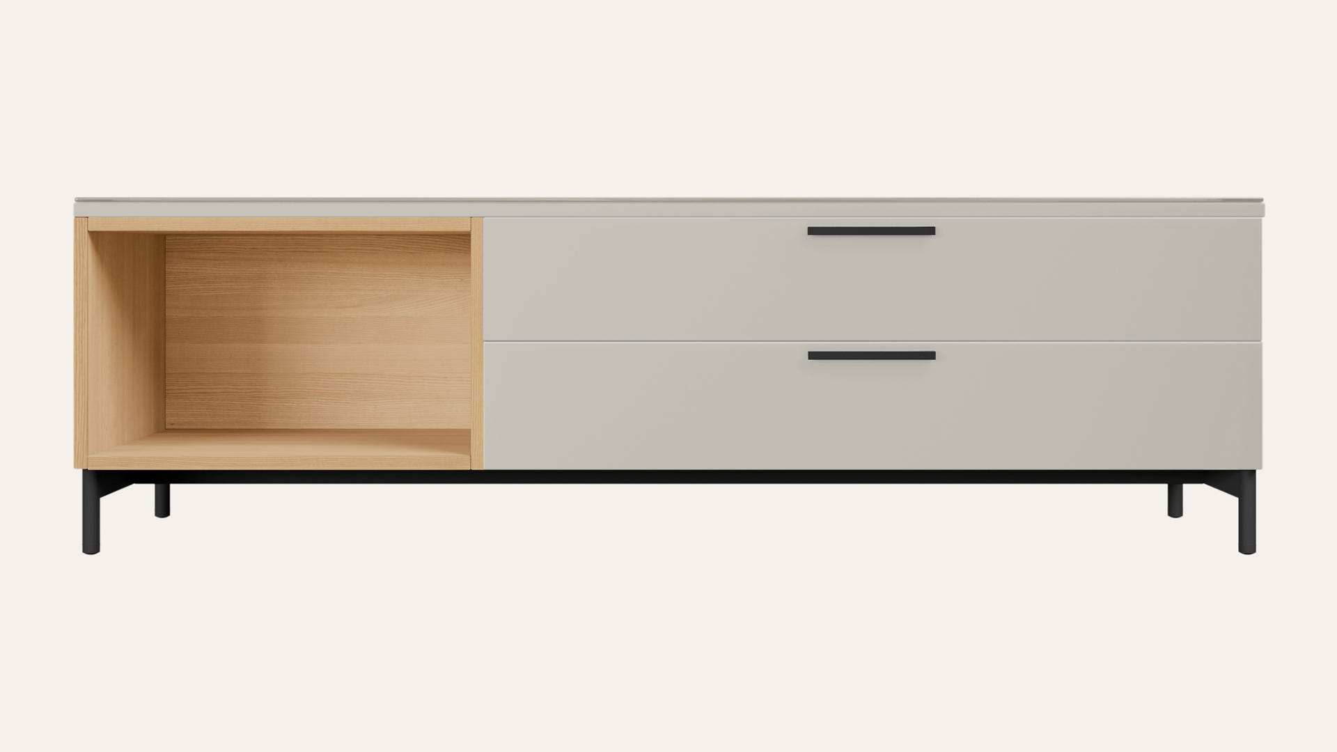 Cinq Engineered Wood Large Media Unit
