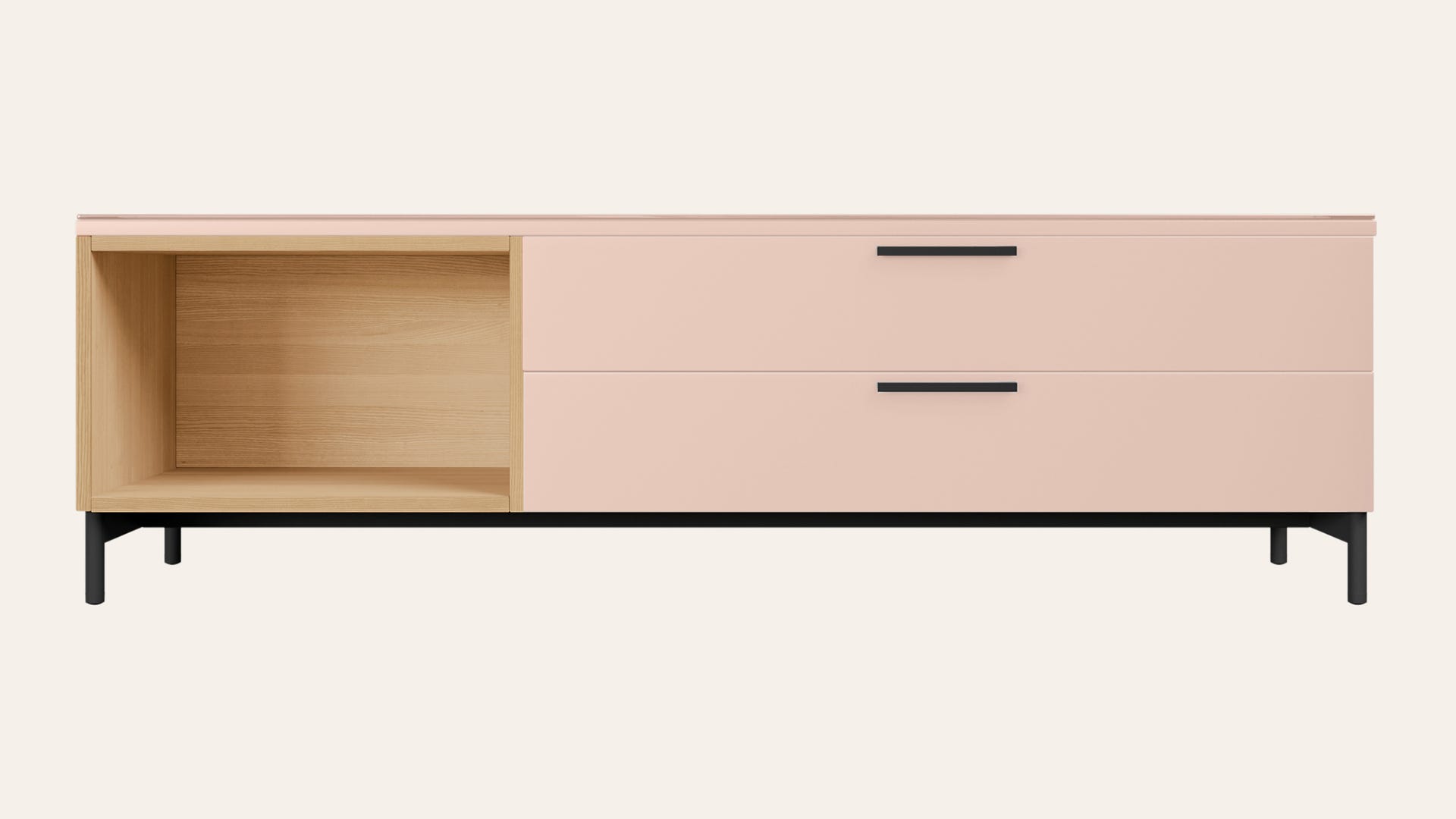 Cinq Engineered Wood Large Media Unit