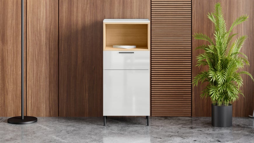 Cinq Engineered Wood Storage Unit