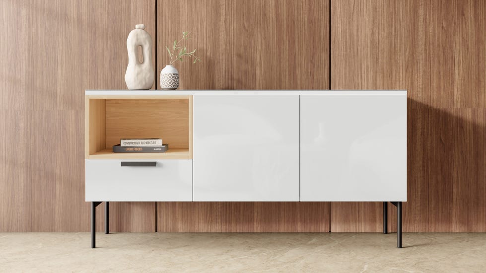 Cinq Engineered Wood Sideboard Cabinet