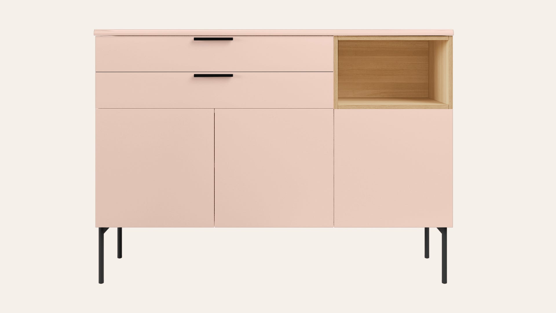 Cinq Engineered Wood Tall Sideboard Cabinet