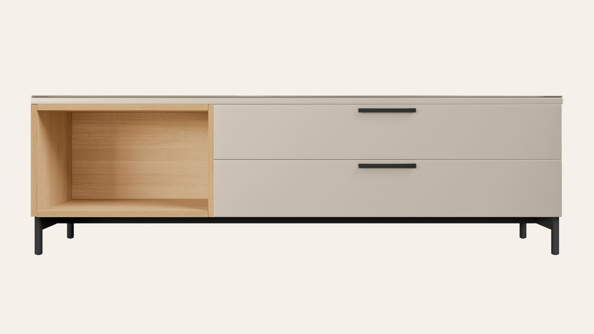 Cinq Engineered Wood Large Media Unit