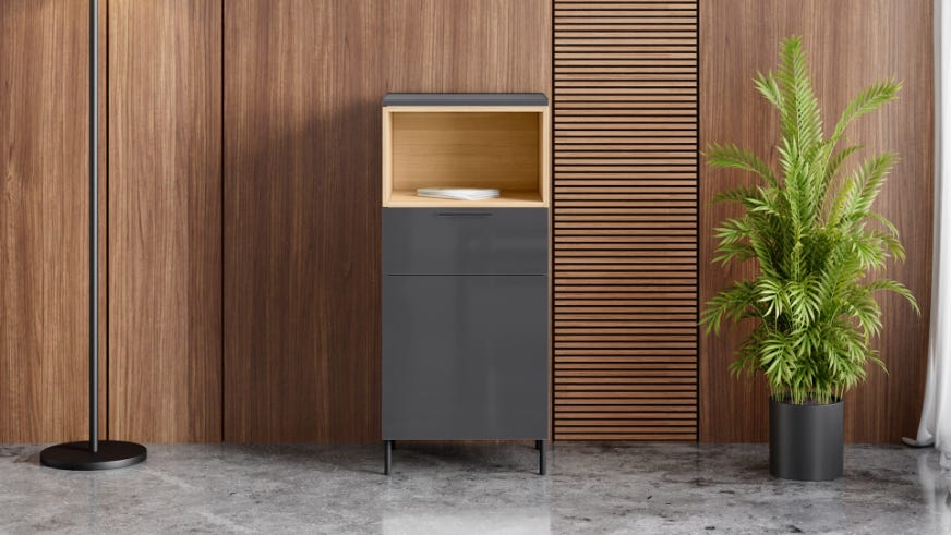 Cinq Engineered Wood Storage Unit