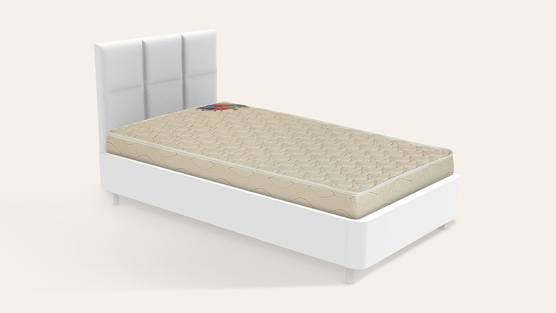 Orthomatic Deluxe Single Bed Foam Mattress (75 x 35 x 5 Inches)