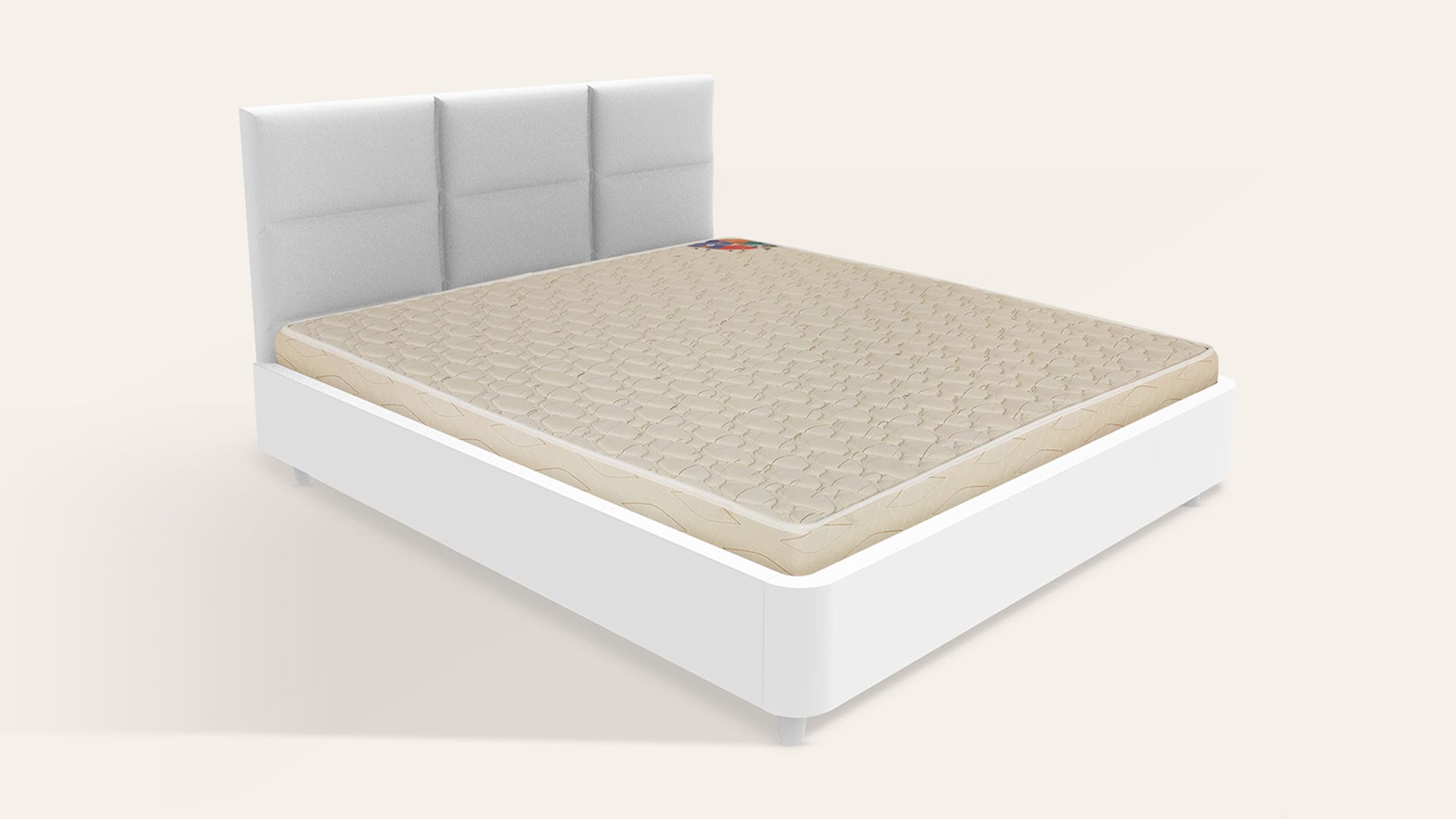 Orthomatic Deluxe Queen Bed Foam Mattress (75 x 60 x 5 Inches)