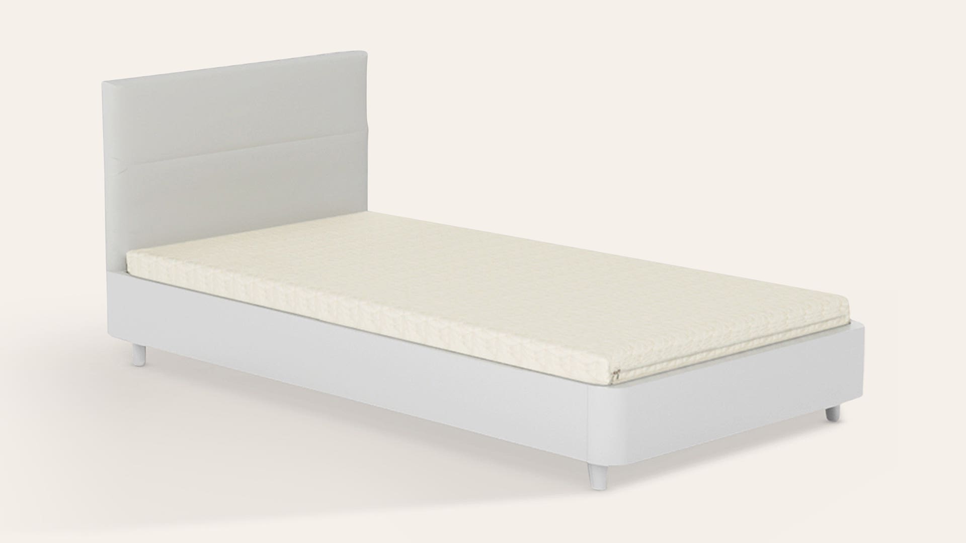 Reborn Single Bed Foam Mattress (72 x 35 x 6 Inches)