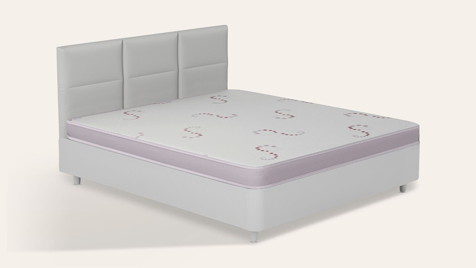 Ortho Plus King Bed Foam Mattress (75 x 72 x 4 Inches)