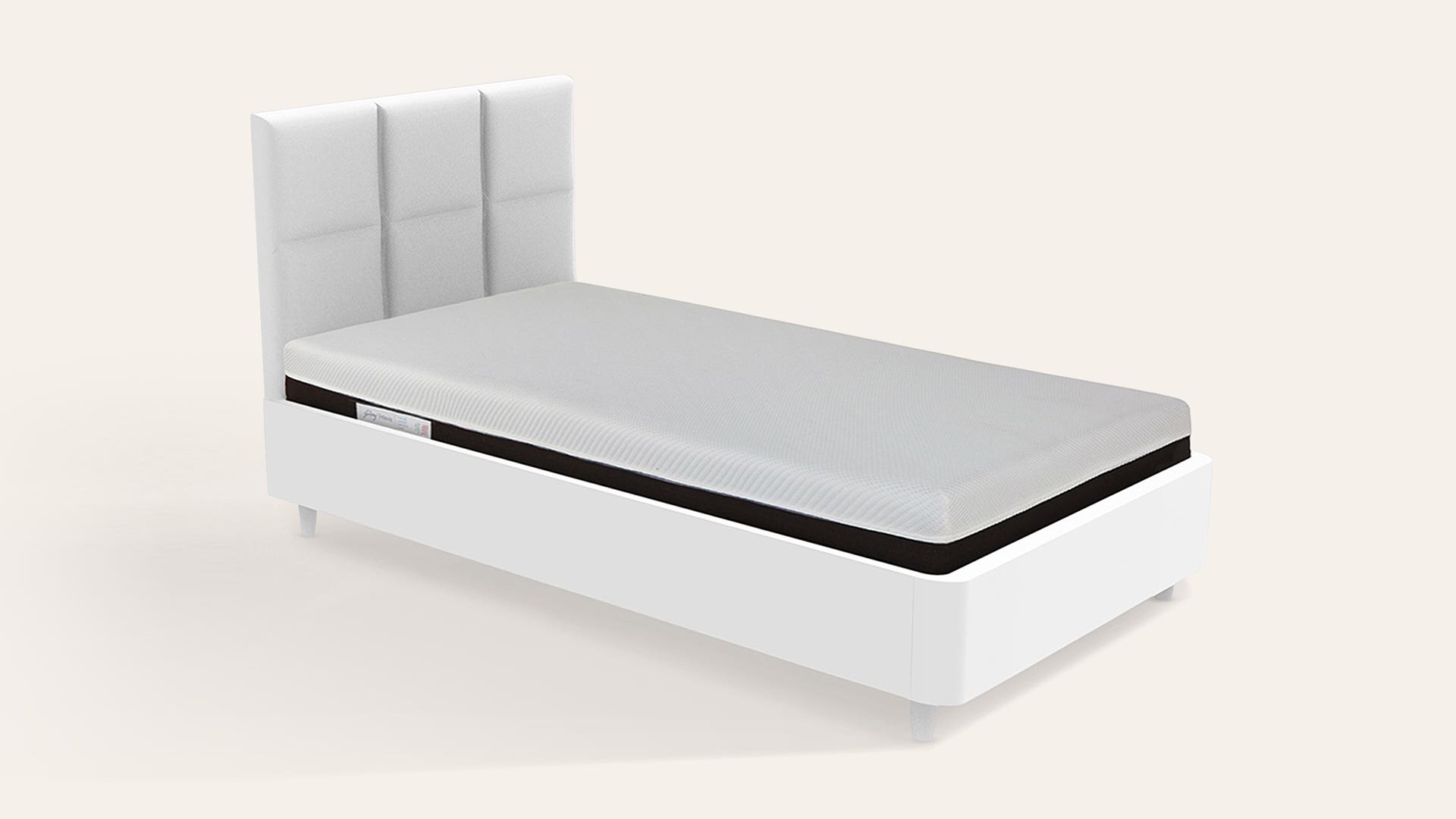 Sleep Comfort Single Bed Spring Mattress (78 x 30 x 6 Inches)