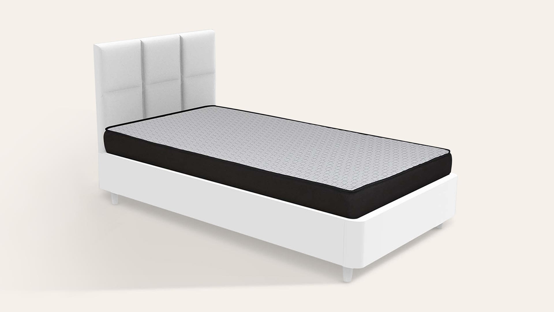 Aqmatic Pocket Single Bed Spring Mattress (75 x 35 x 6 Inches)