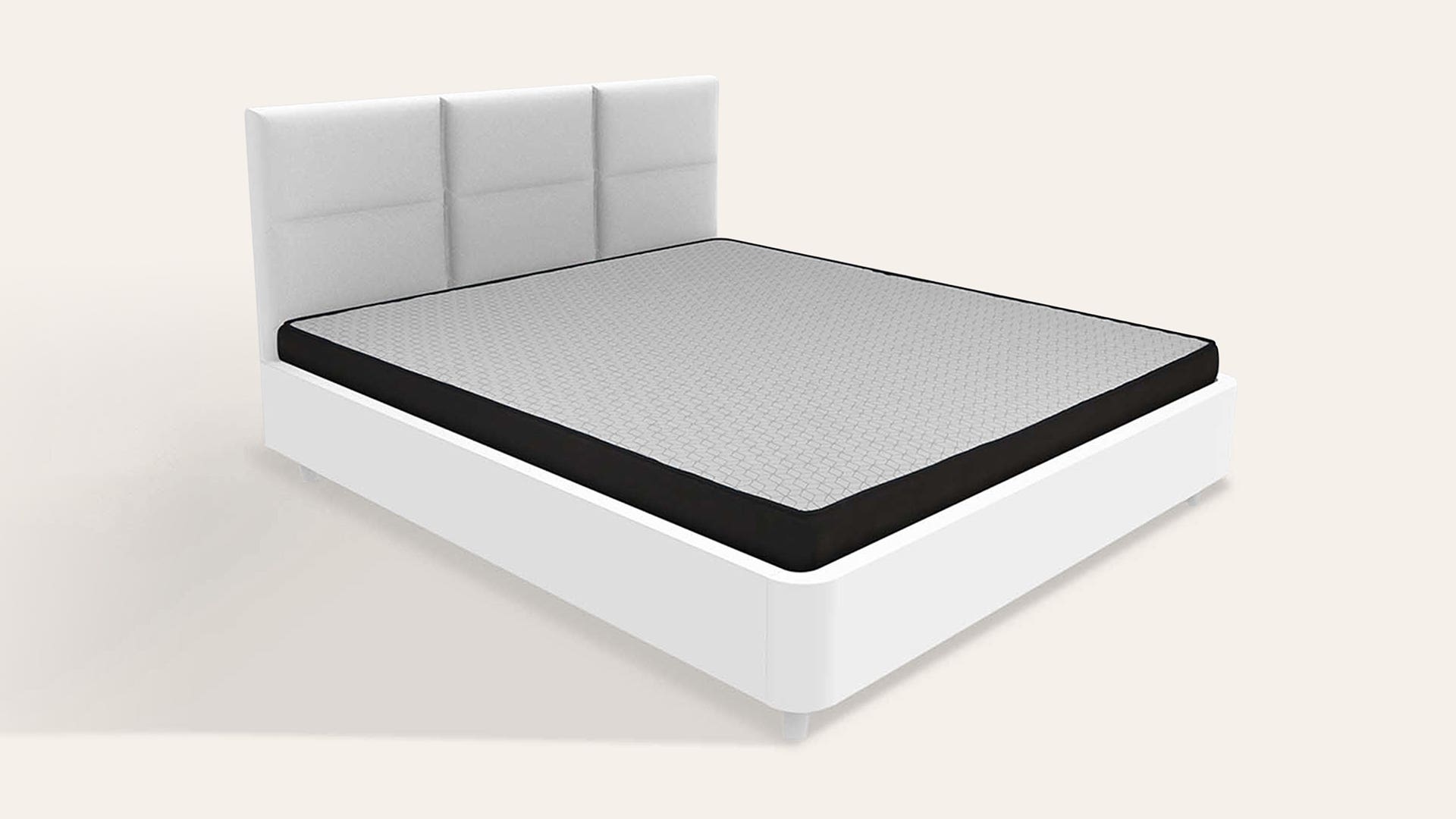 Aqmatic Bonnell Double Bed Spring Mattress (72 x 48 x 6 Inches)