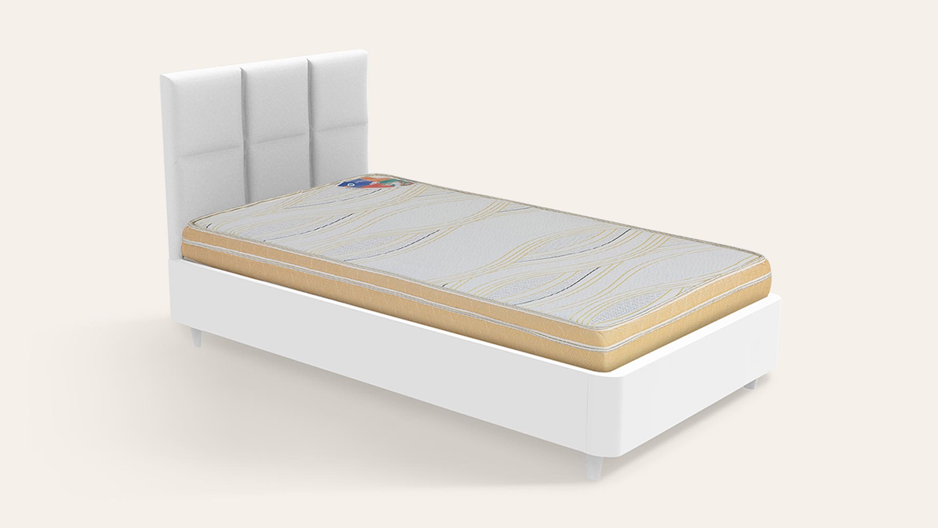 Aventura Single Bed Foam Mattress (72 x 35 x 6 Inches)