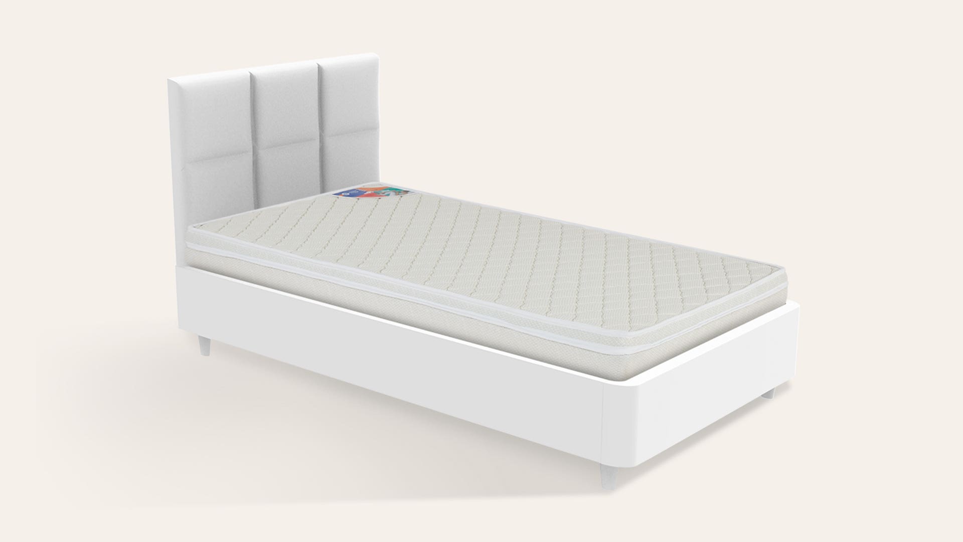 SleepCot ET Single Bed Foam Mattress (75 x 35 x 6 Inches)