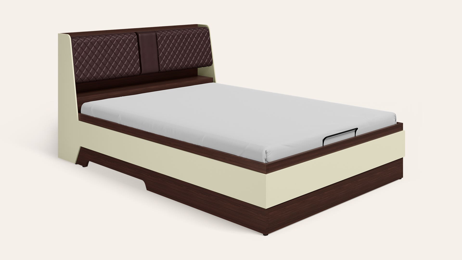 Aero Engineered Wood Bed with Full Hydraulic Storage