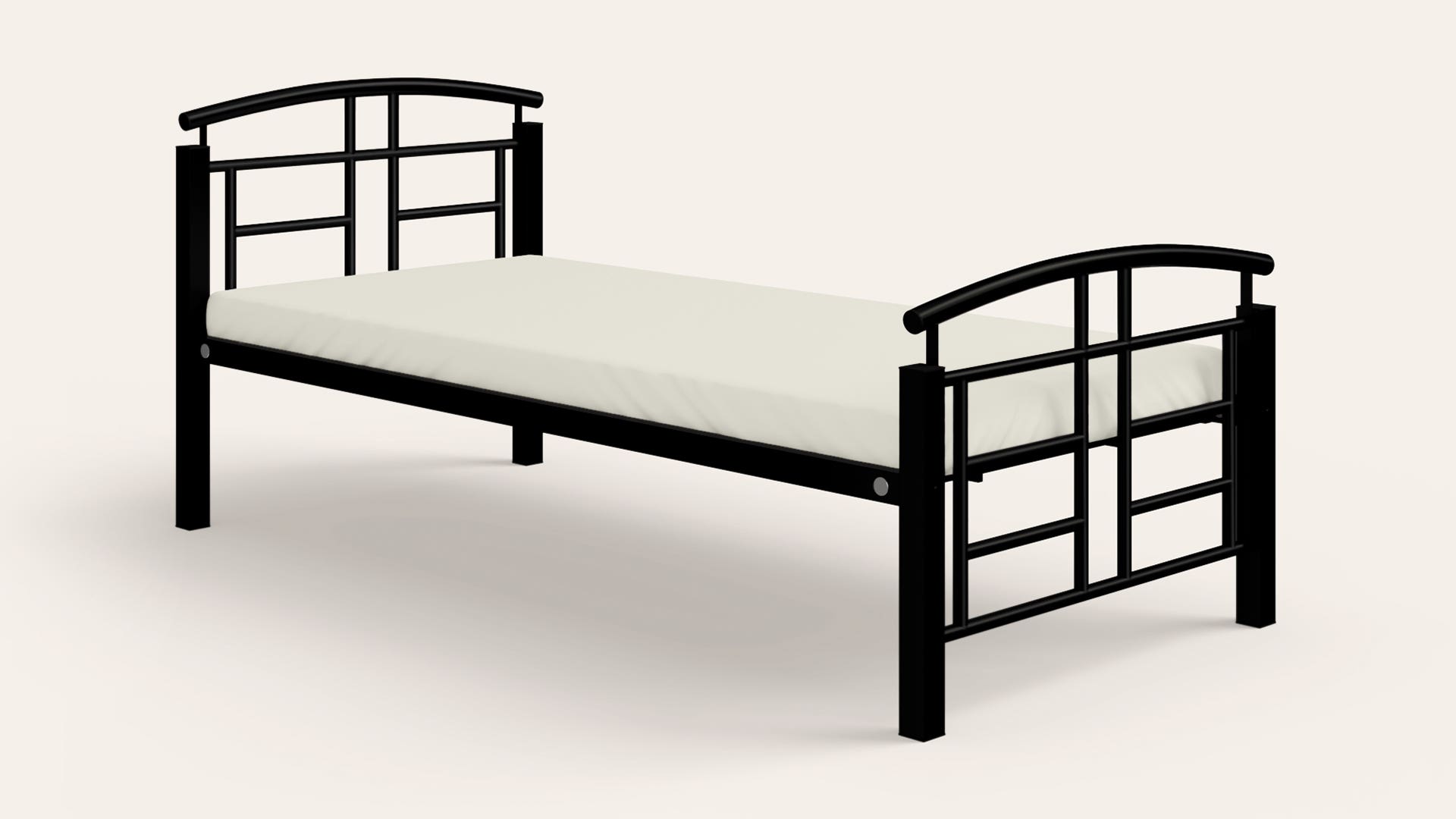 Fiona Modular Single Size Metal Bed