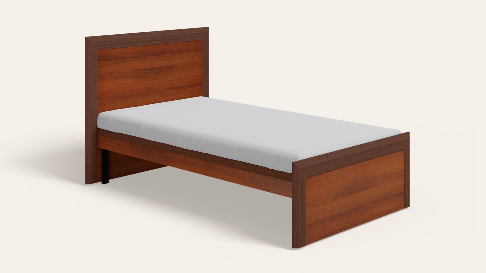 Adriana Single Size Wooden Bed
