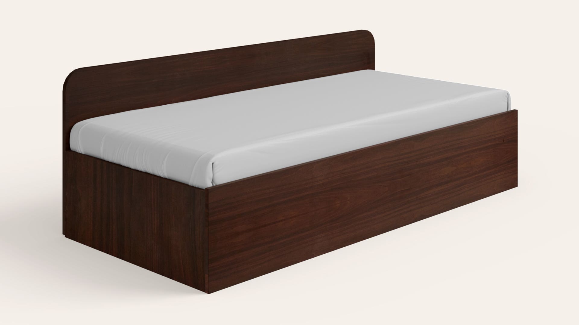 Diwan V2 Engineered Wood Single Size Bed