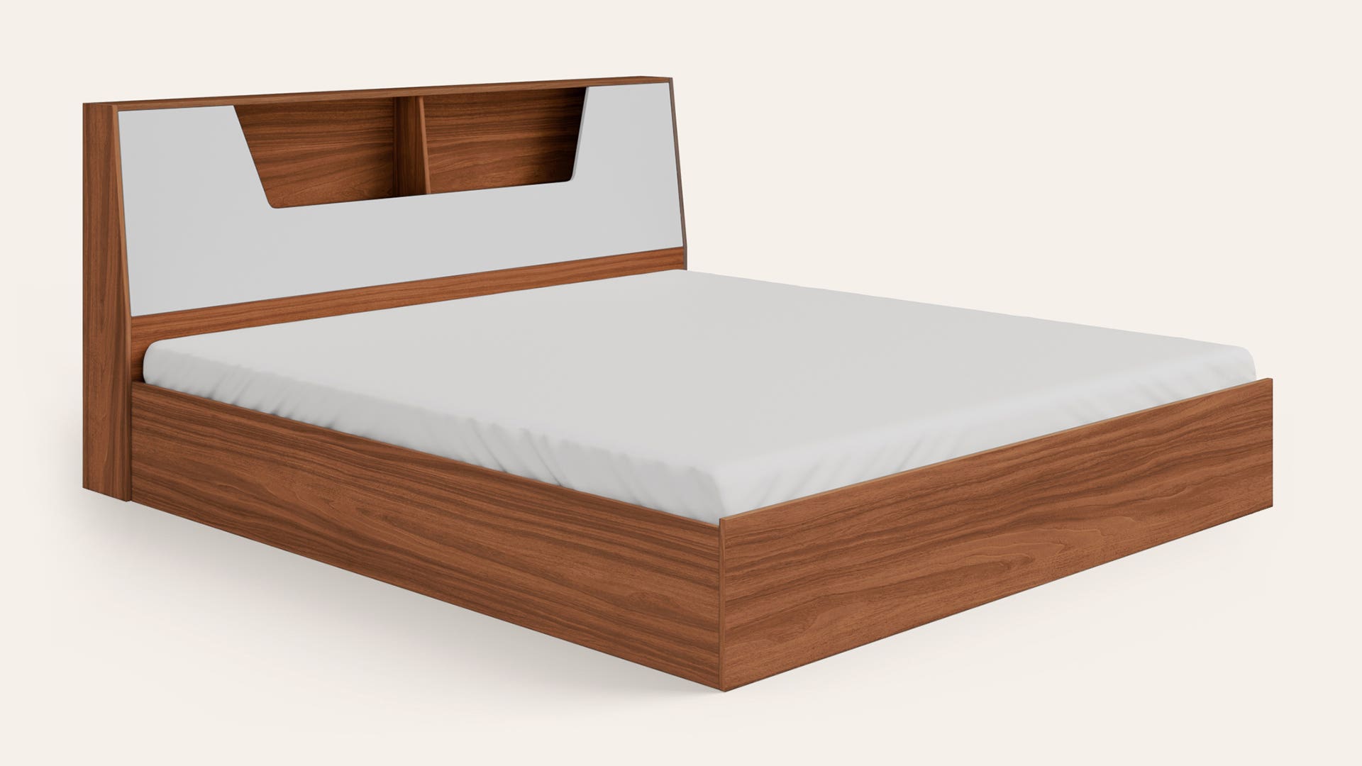 Zion Advance King Size Wooden Bed with Hydraulic Storage